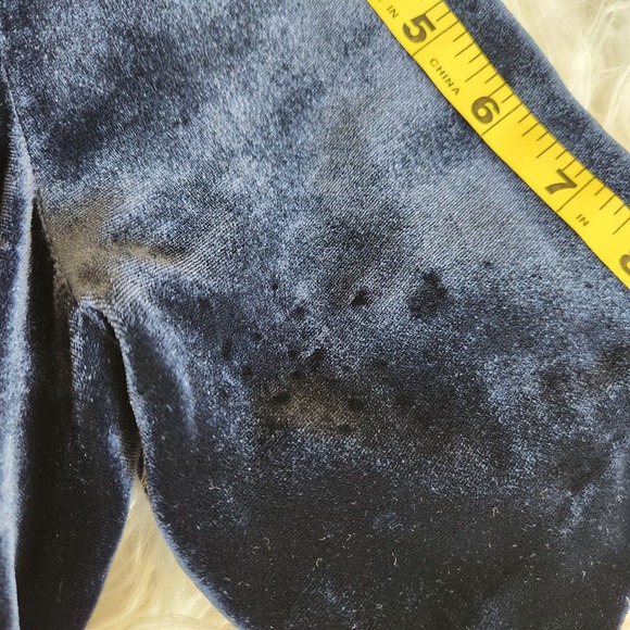 Sundance Velvet Silk Dress Women Small Olivia Short Sleeve Shift Midnight Blue‎ - Picture 15 of 16